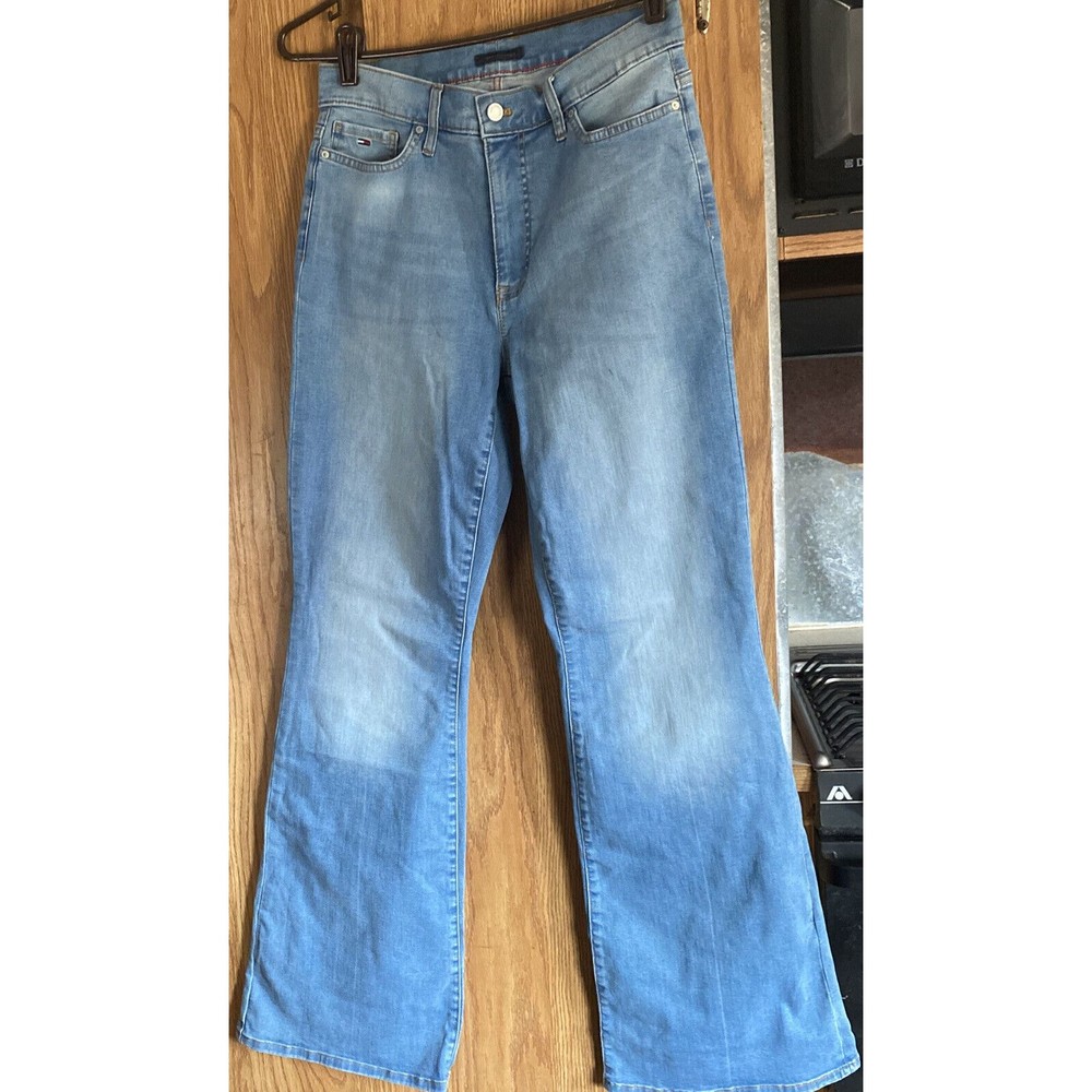 Tommy Hilfiger High Rise Curve Flare Women's Jeans - Size 10